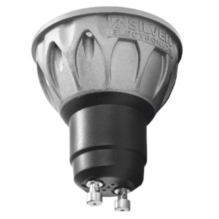 silver bombilla led evo silver electronic dicroica 9w 67w    gu10    3000k    38o    900lm    luz ca