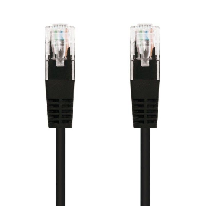 nanocable latiguillo cat.6 utp 30cm negro