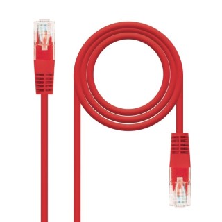 nanocable latiguillo cat.6 utp 25cm rojo