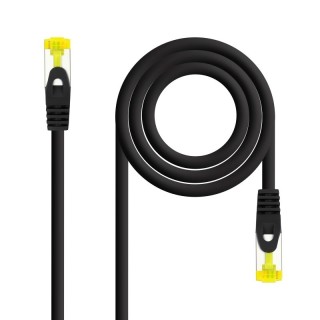 nanocable latiguillo lszh cat.6a sftp 25cm negro