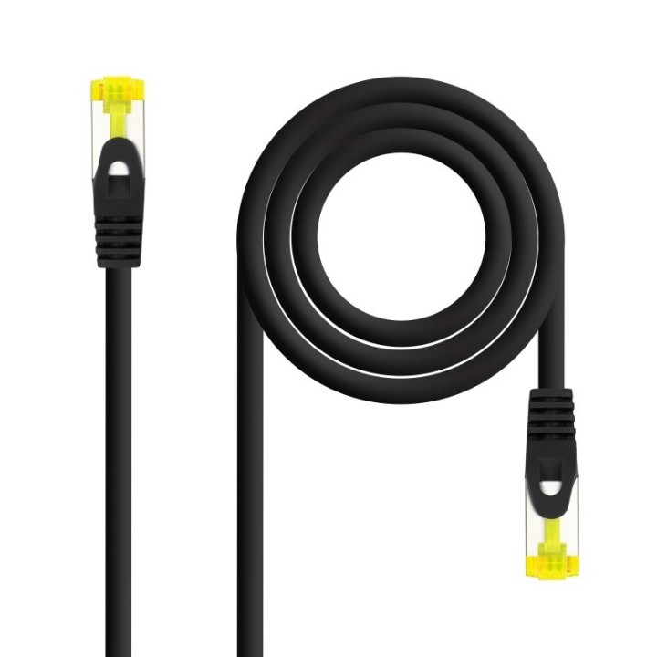 nanocable latiguillo lszh cat.6a sftp 25cm negro