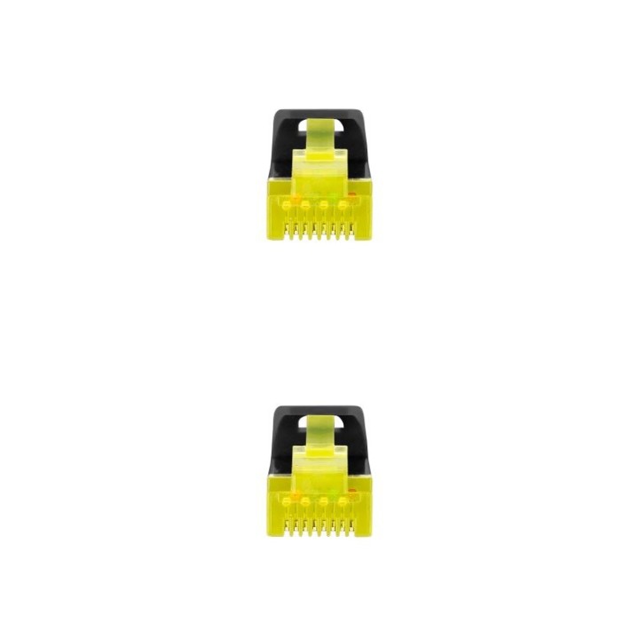 nanocable latiguillo lszh cat.6a sftp 25cm negro