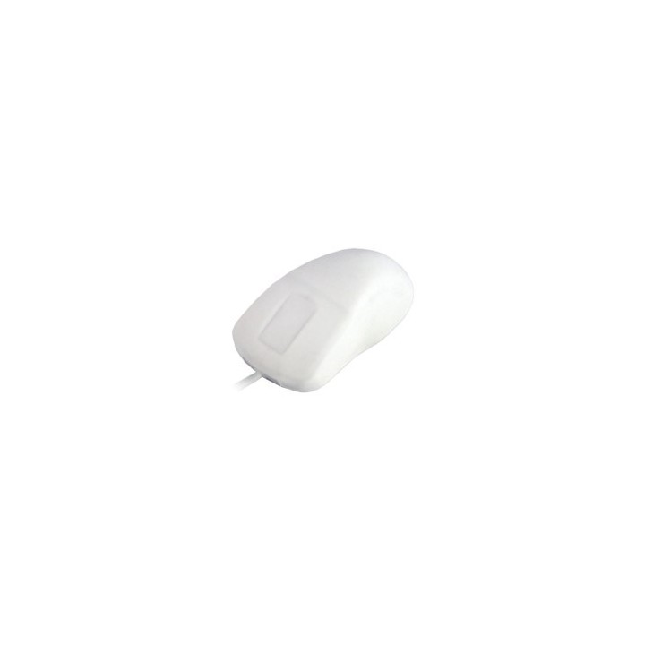 mouse raton industrial active key usb optico ip68 blanco
