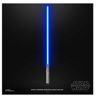 hasbro replica hasbro 1:1 force x sable de luz leia organa black series