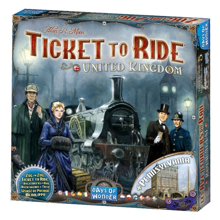 juegos juego de mesa aventureros al tren reino unido pegi 8