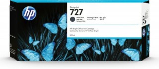hp hp 727 cartucho de tinta hp727 negro  c1q12a