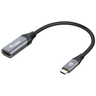 equip cable usb tipo c a hdmi equip 2.1 8k macho   hembra 0.15m