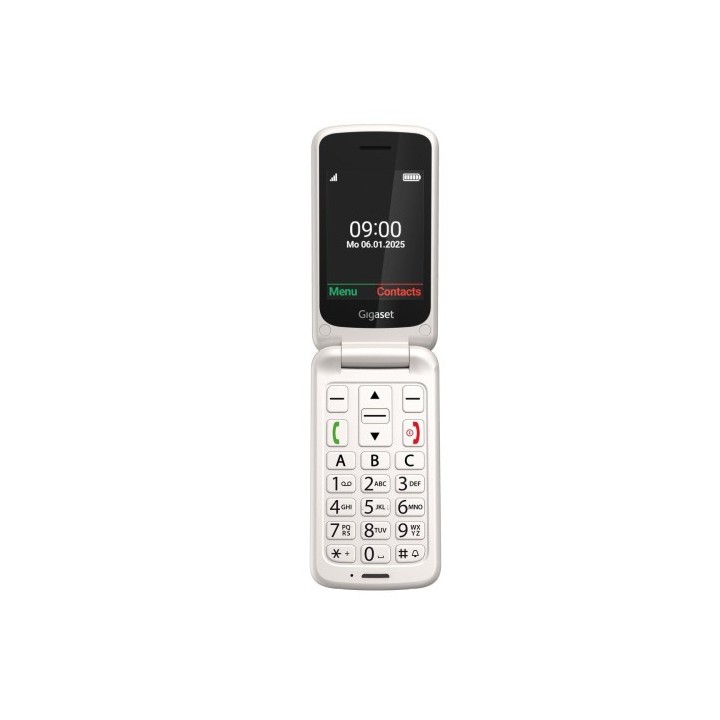 gigaset gigaset gl595 7,11 cm  2.8  114 g blanco telefono para personas mayores