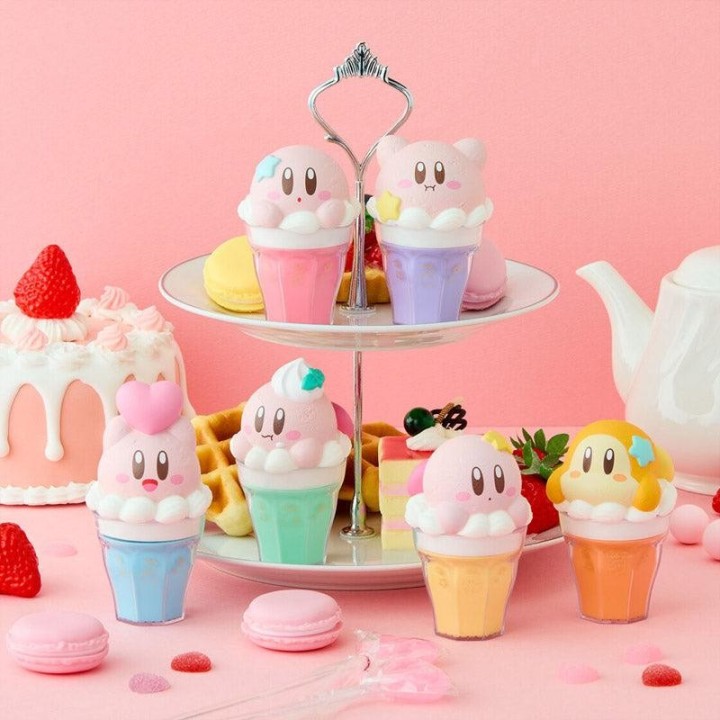 candy kirby friends    chara latte float case 1 unidad aleatoria