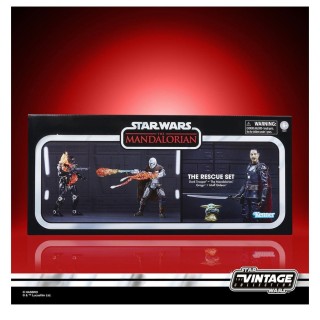hasbro figura hasbro star wars the mandalorian the rescue convention set