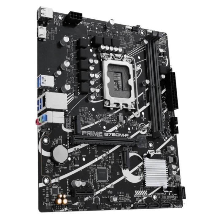 asus placa base prime b760m f ddr5 matx 1700