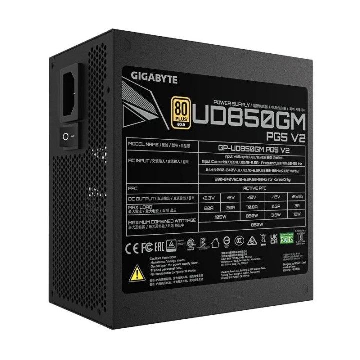 gigabyte fuente alimentacion gp ud850gm pg5 v2