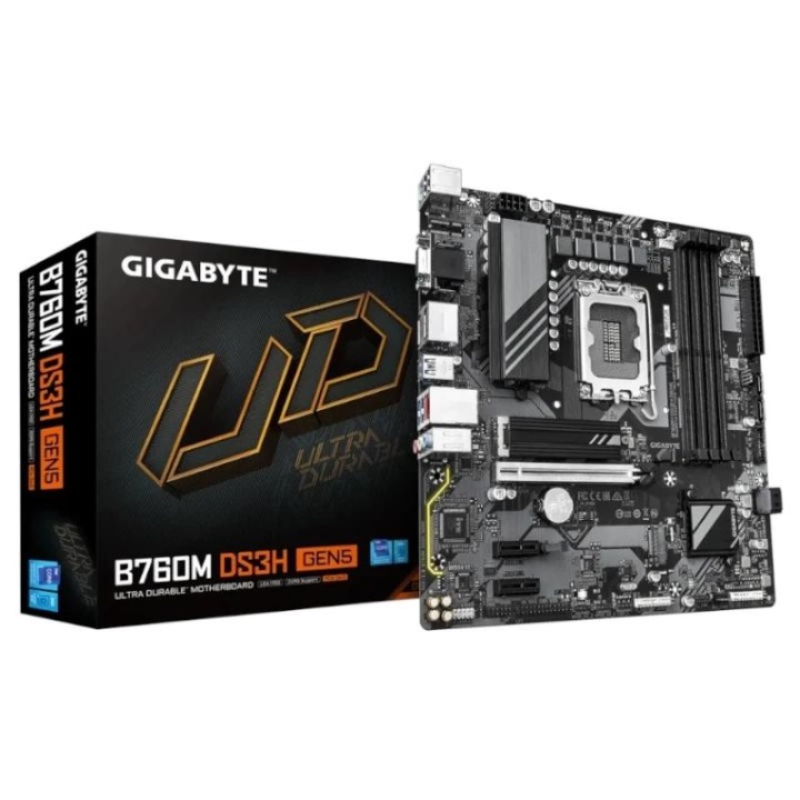 gigabyte placa base b760m ds3h gen5  matx lga1700