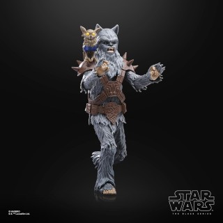 hasbro figura hasbro star wars the black series wookie (halloween edition)