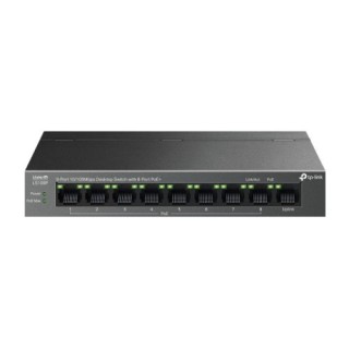 tp link tp link switch de sobremesa de 9 puertos 10/100 mbps con poe+ de 8 puertos puertos  8Ã 10/1