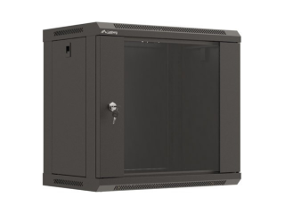 armario lanberg mural rack 19 9u 540x350 flat pack negro puerta cristal