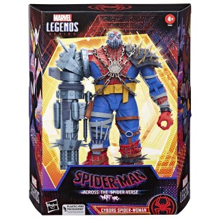 hasbro figura hasbro marvel legends cyborg spiderwoman