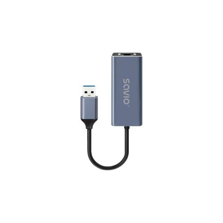 adaptador savio usb a a rj 45  ak 83 plug