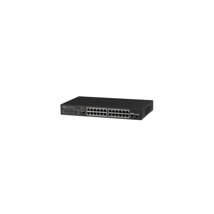 dahua  dh pfs3125 24et 190  dahua switch poe 24 puertos + 1 gigabit combo rj45/sfp