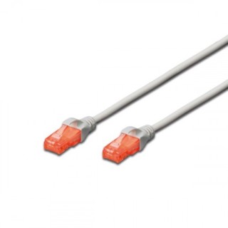 ewent ewent ew 6u 010 cable de red gris 1 m cat6 u/utp  utp