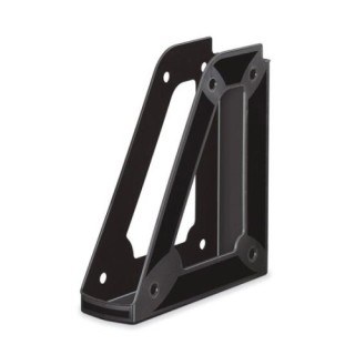faibo faibo 151 02 estante para revistas poliestireno  ps  negro  pack  10 unidades