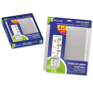 bismark pack 4+ 1 forralibros bismark ajustable 29 x 55 bismark 326266