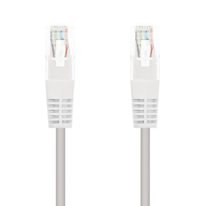 nanocable latiguillo cat.6 utp 25cm blanco