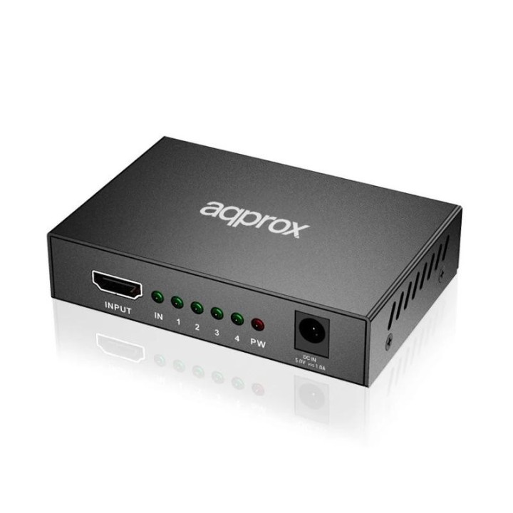approx divisor 4k hdmi 4 puertos