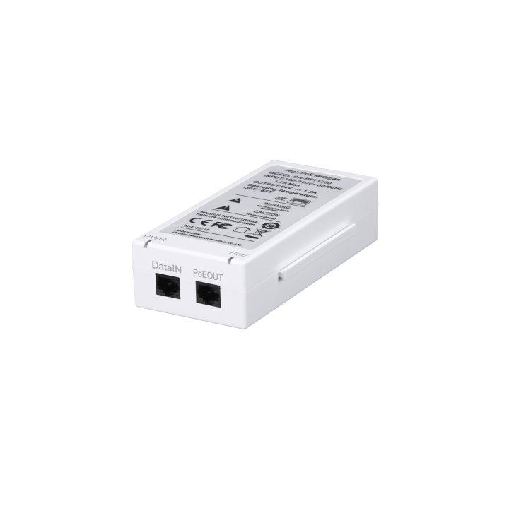 dahua  dh pft1200  dahua inyector hi poe  midspan  1 puerto