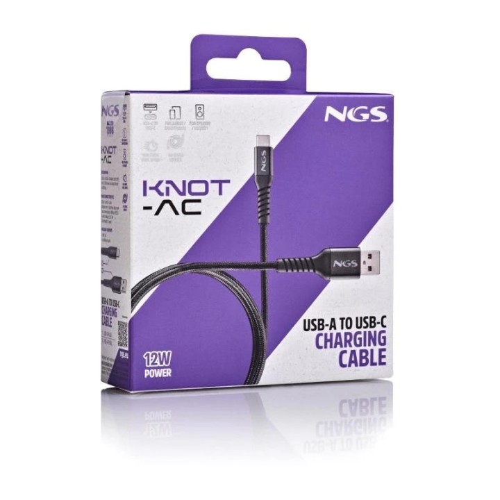 ngs cable carga rapida usb a usb c 2,01 mt 480bps