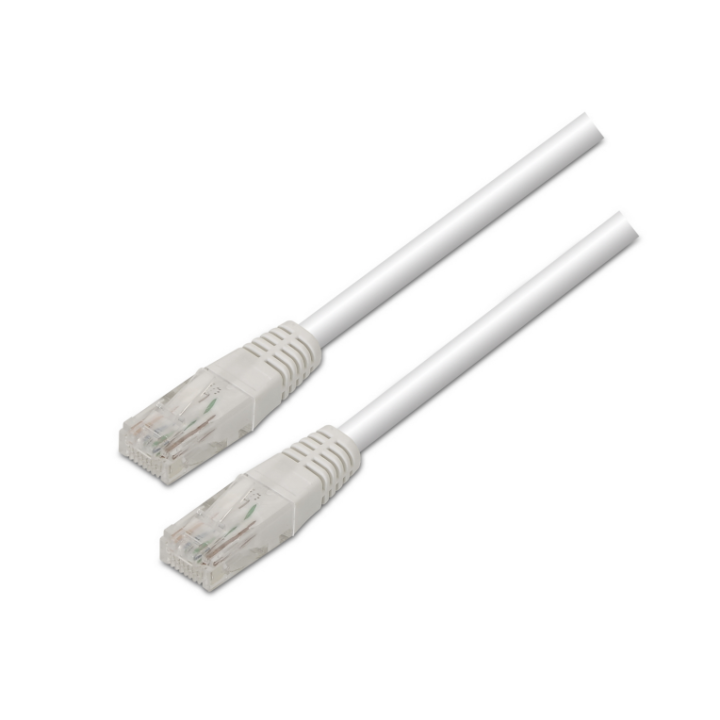 cable red aisens latiguillo rj45 cat.5e utp awg24 blanco 2.0m