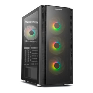 nox semitorre hummer aero hyperflow argb negro