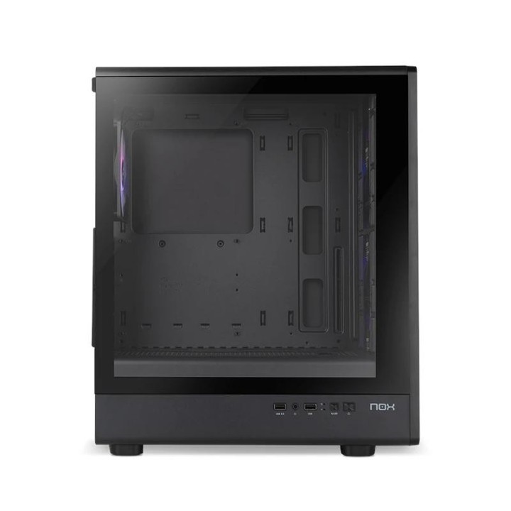 nox semitorre infinity iota  argb negro usb 3.0