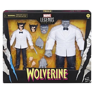 hasbro set figuras hasbro marvel legends series wolverine path & hulk
