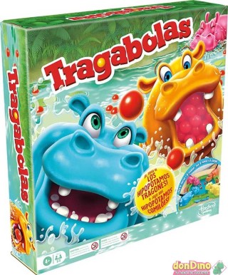 hasbro juego de mesa hasbro tragabolas los tipop?tamos tragones