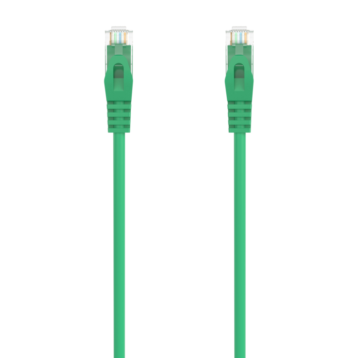 cable red aisens latiguillo rj45 lszh cat.6a utp awg24 0.5m verde