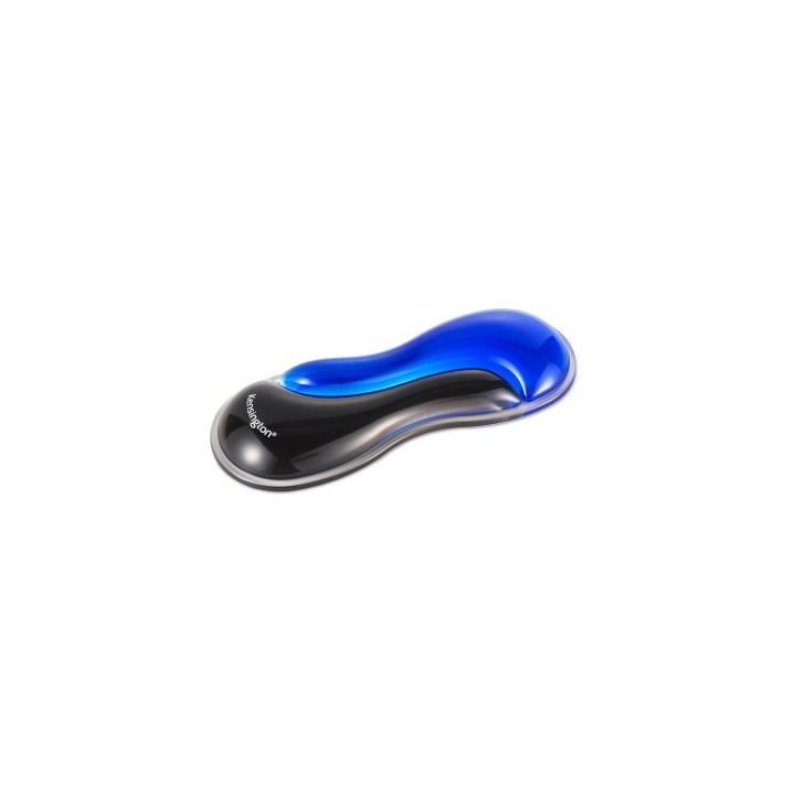 kensington reposamunecas duo gel para raton/trackball slim color negro / azul kensington k62439ww