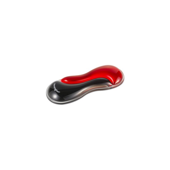 kensington reposamunecas duo gel para raton/trackball slim color negro / rojo kensington k62440ww