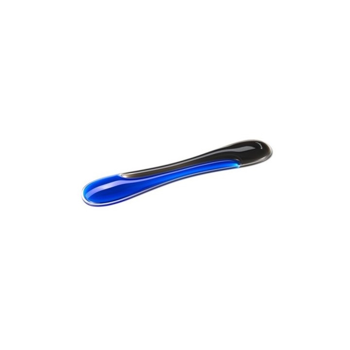 kensington reposamunecas duo gel teclado slim color negro / azul kensington k62441ww