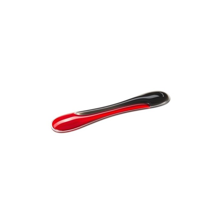 kensington reposamunecas duo gel teclado slim color negro / rojo kensington k62442ww