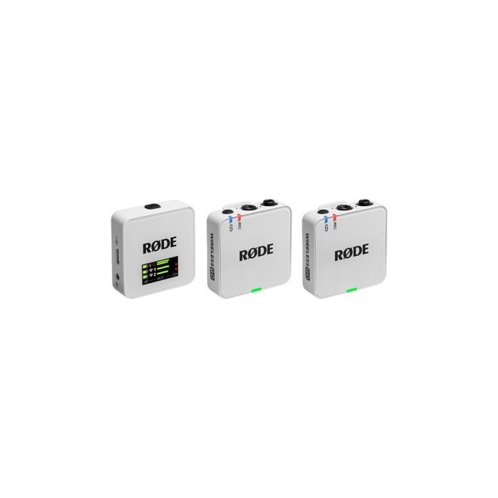 microfono rode wireless go iii white usb c trs 20hz omnidirectional alcance 260m