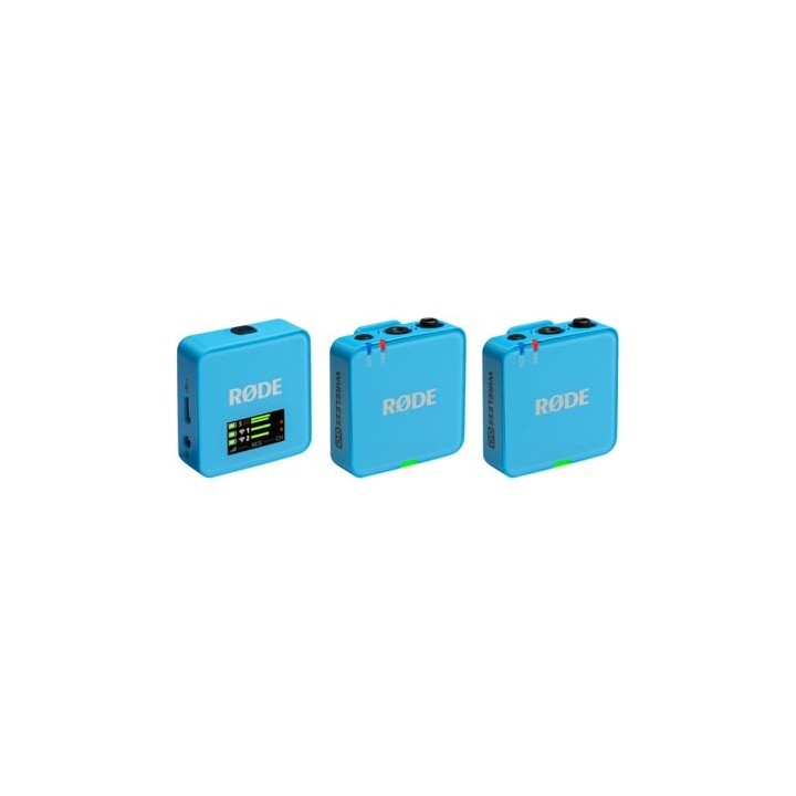 microfono rode wireless go iii blue usb c trs 20hz omnidirectional alcance 260m