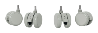 kensington pack de 4 ruedas para mesa electrica color gris kensington 53740085