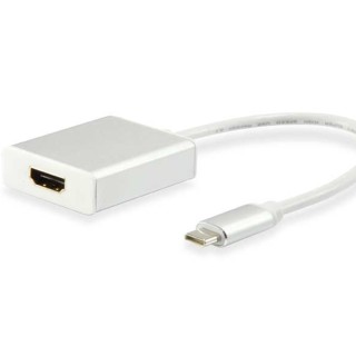 equip adaptador equip usb tipo c macho a hdmi 4k hembra 015cm ref.133452