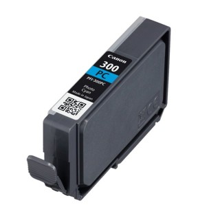 canon cartucho canon pfi   300 pc cian foto orginal
