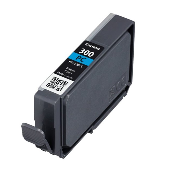 canon cartucho canon pfi   300 pc cian foto orginal