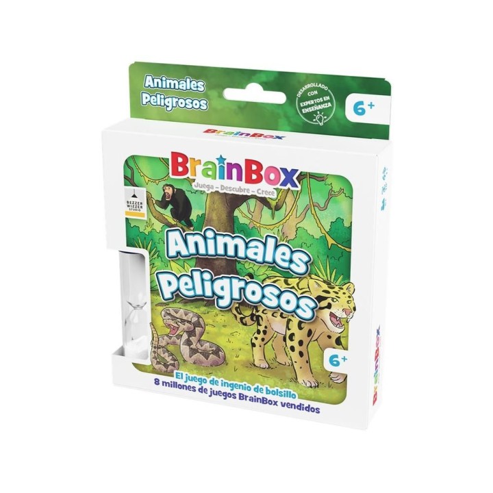 juegos juego de mesa brainbox pocket animales peligrosos edad recomendada 6 a?os
