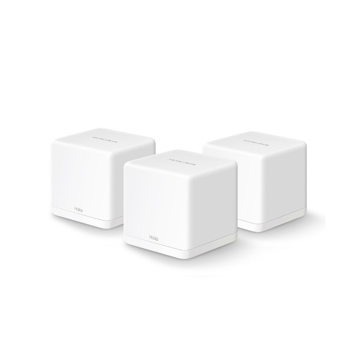mercusys router mesh mercusys halo h30g pack de 3 1300mbps