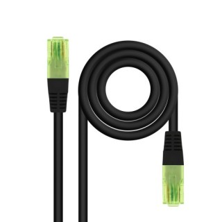nanocable nanocable cable de red latiguillo rj45 cat.6 utp awg26 cca, negro, 3 m