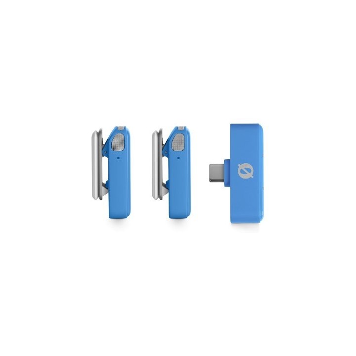 microfono rode wireless micro c blue usb c 21h battery gainassist 21dba 73db